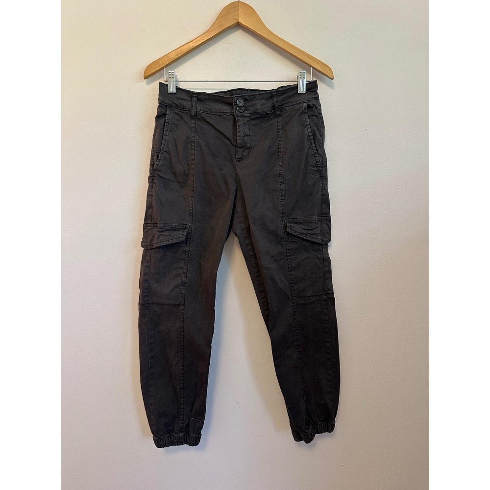 Sanctuary Standard Surplus Cargo Jogger Pants in Charcoal Gray | Size 27